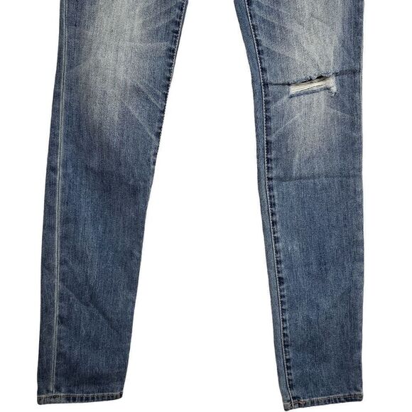 Abercrombie & Fitch The A&F High Rise Embellished Super Skinny Jean Sz 0 - Picture 7 of 12